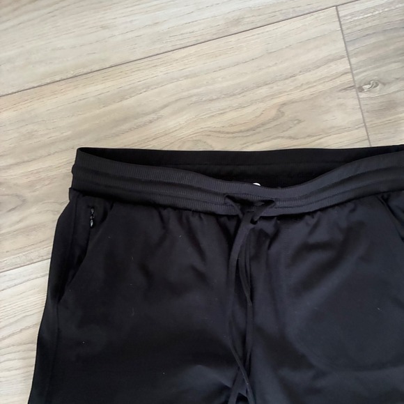 RACHEL ZOE Womens Black Jogger Pants Drawstring Waist Zip Pockets Size M - Picture 2 of 4